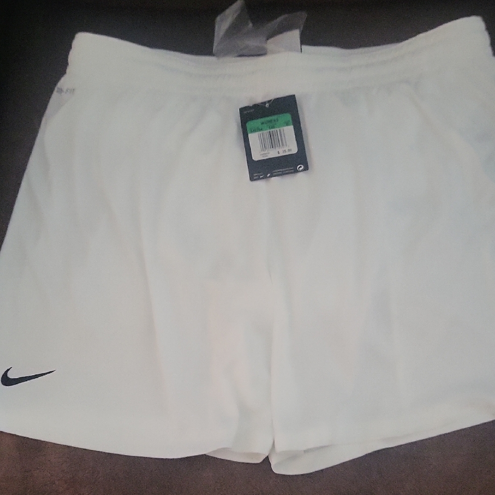Nike Women's Classic White Athletic Shorts